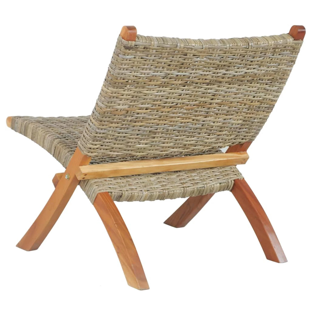 Kubu Rattan Mahogany Wood Frame Chair W1392