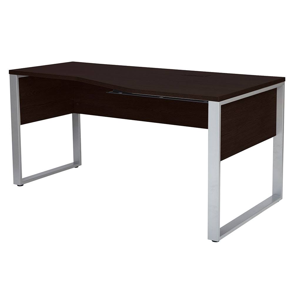 Crescent Desk 63x24/32 Inches in Espresso O340