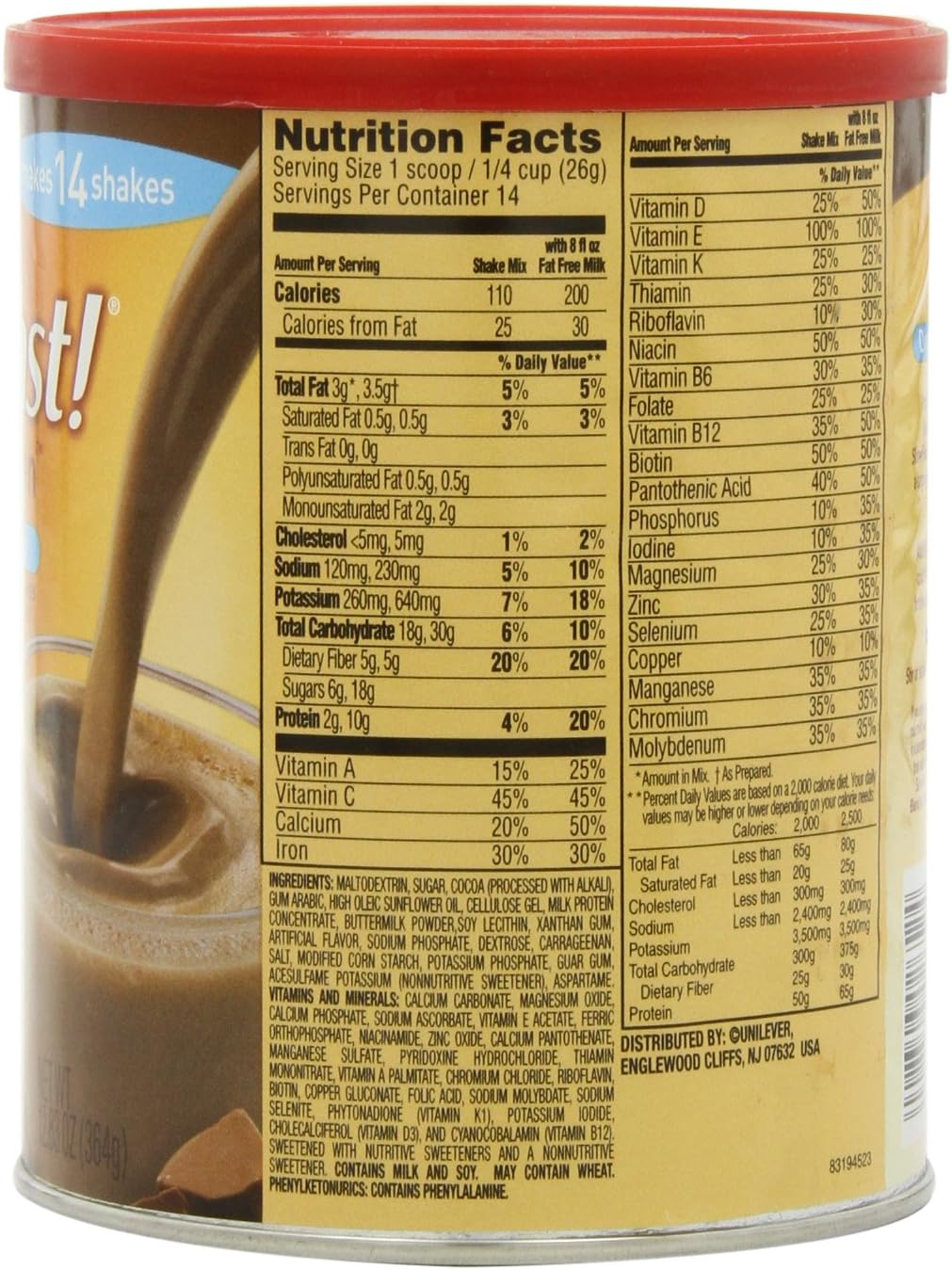 Milk Chocolate Powder, 12.83 oz L210682