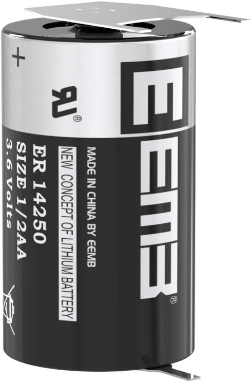 3.6V Lithium Battery 1/2 AA Size 1200mAh U620673
