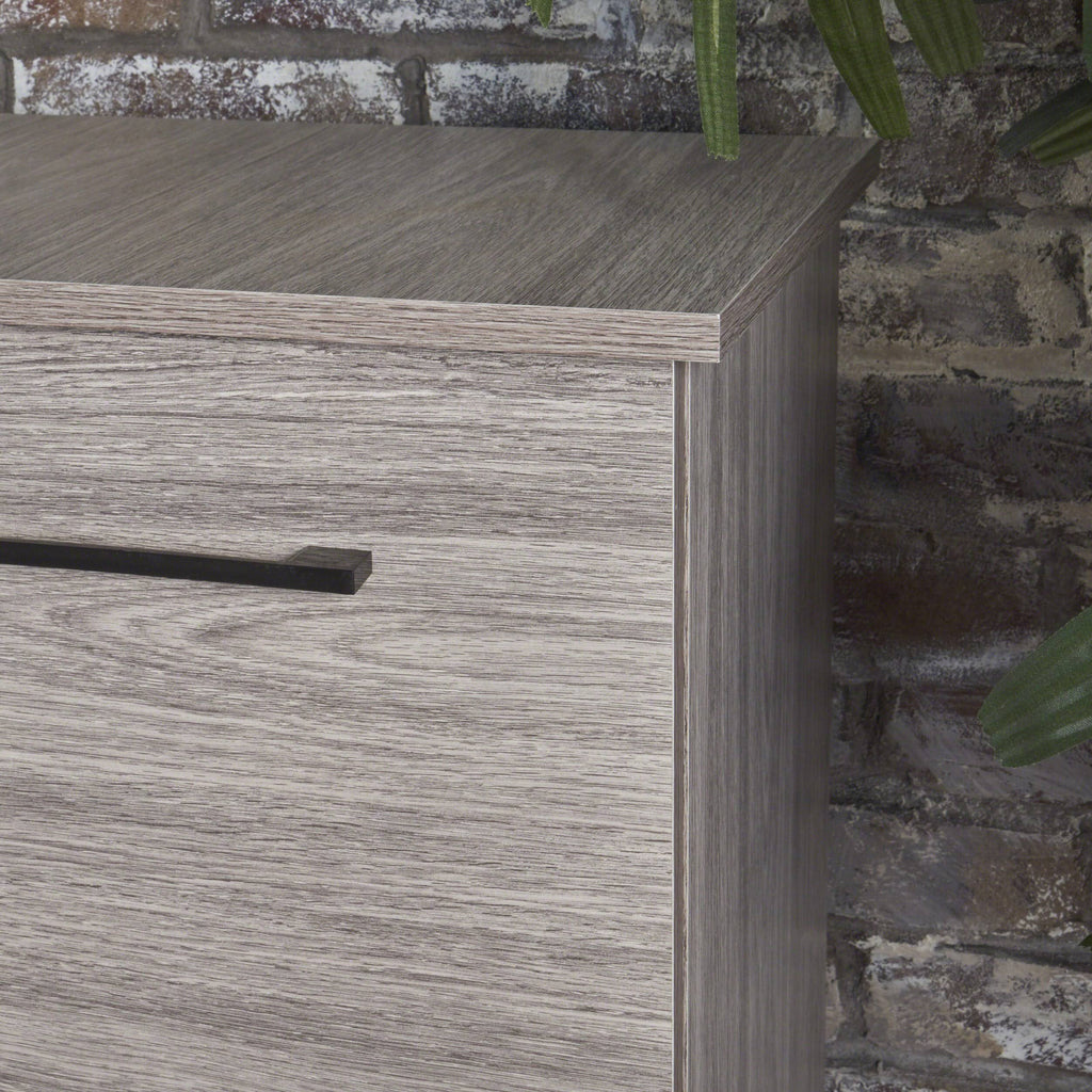 Gray Oak Fiberboard Cabinet P602