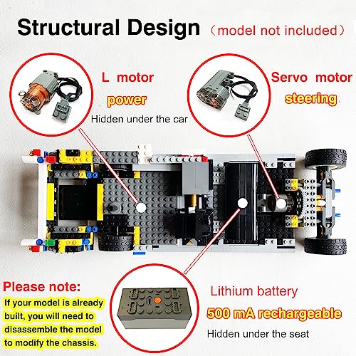 3 Motors Motor Set Compatible with Lego 42141 X85468