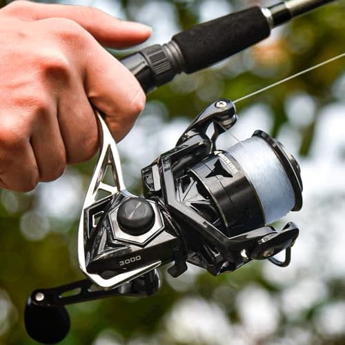 Rigid Aluminum Frame 7+1 Double-Shielded Stainless-Steel BB Spinning Fishing Reel J13994