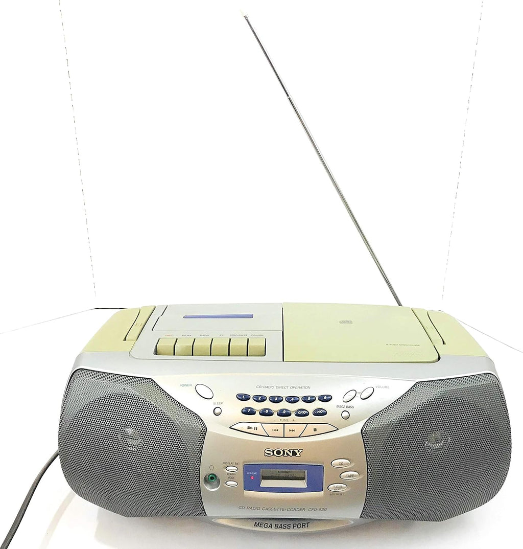 Portable AM/FM/CD Cassette Boombox X878040