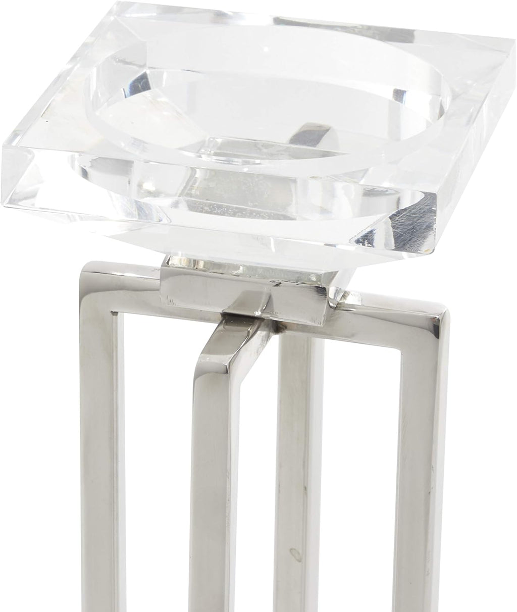 White Candle Holder Q26087