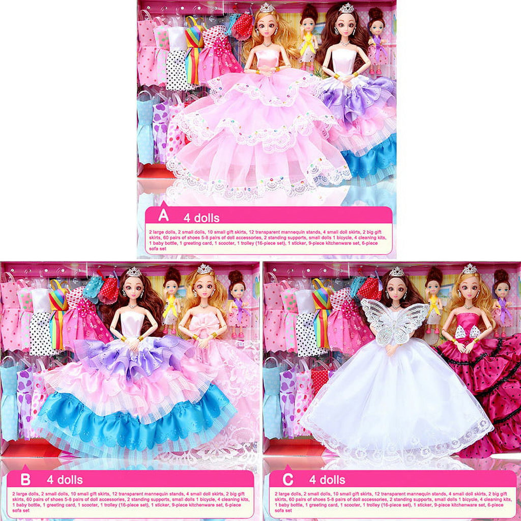 Barbies Gift Box Doll Set Princess Toy D671