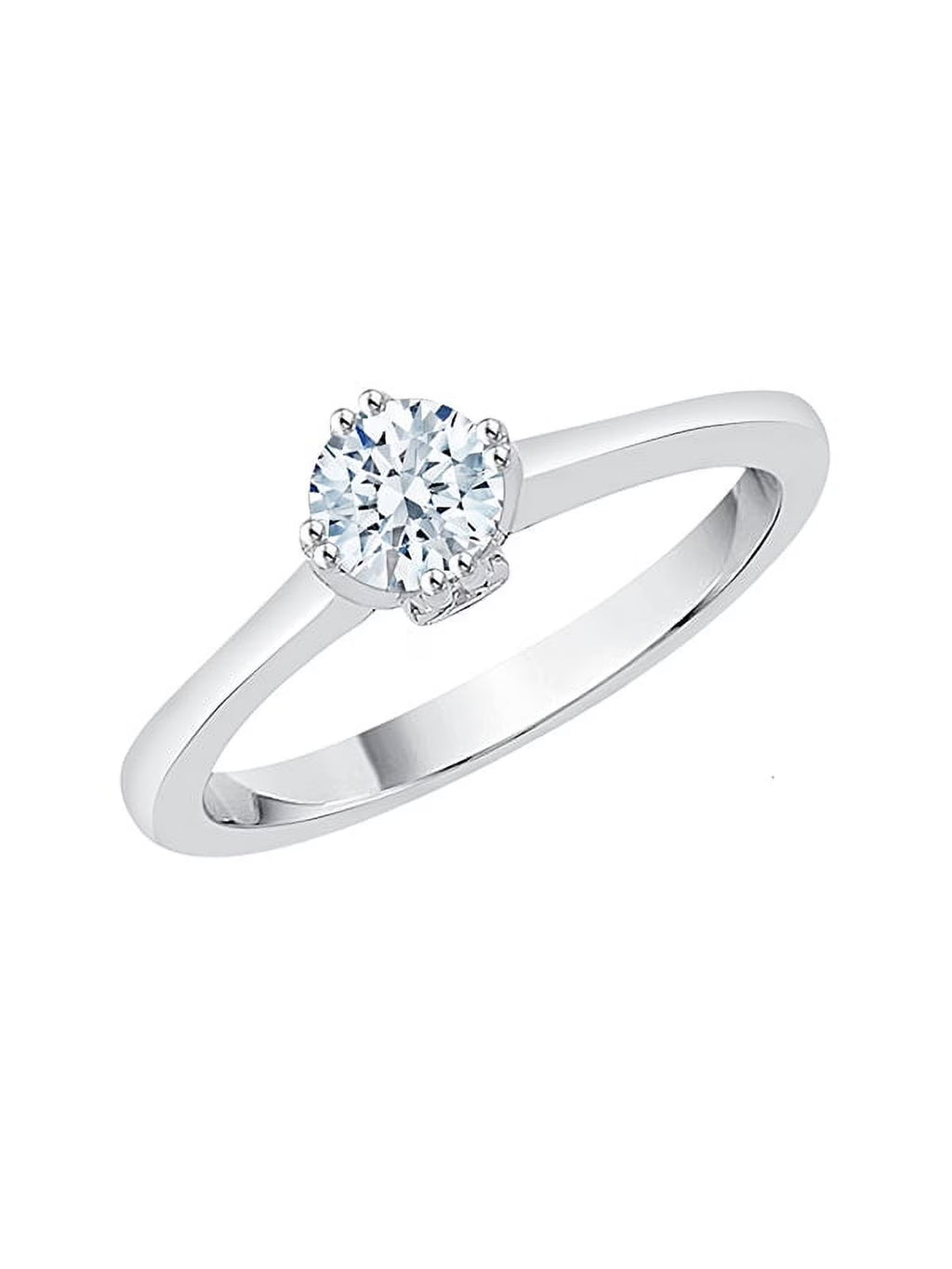 10K Gold Diamond Solitaire Engagement Ring H3947