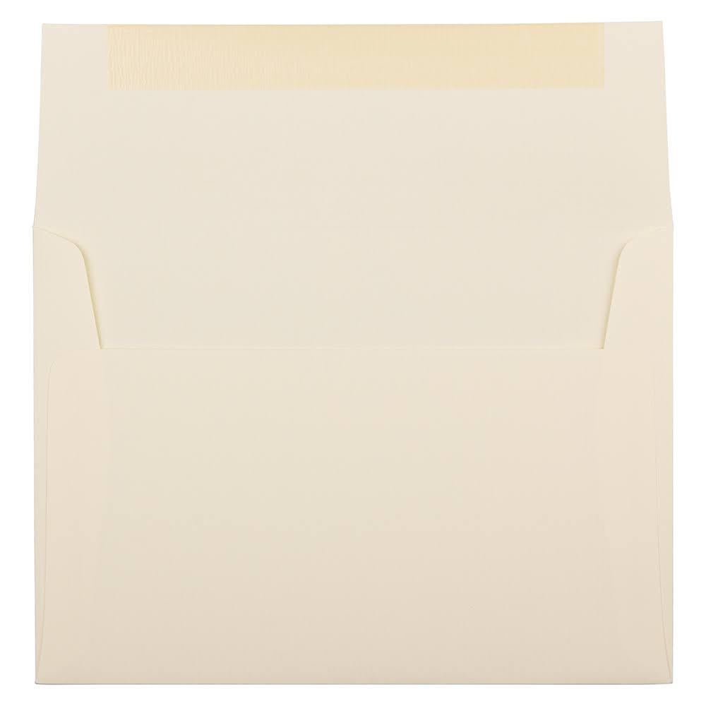 A7 Envelopes, 5 1/4 x 7 1/4, Ivory Laid, 1000/Carton M6782