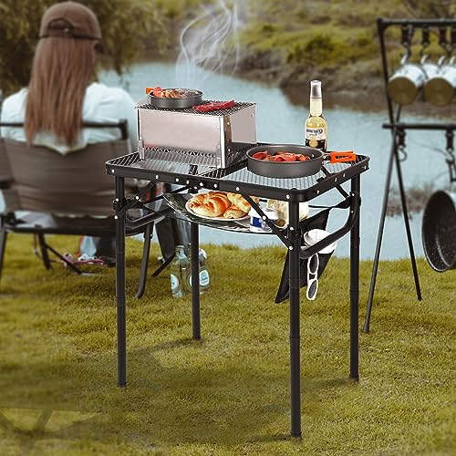 Silver 32”x32” Aluminum Folding Grill Table V3102
