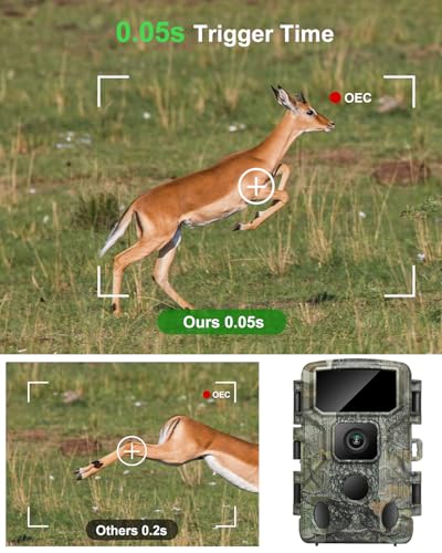 WiFi Trail Camera 4K 64MP Game Camera with Night Vision G230498