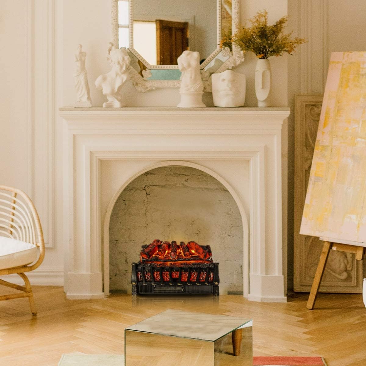 21in Electric Fireplace Inserted Heater T9856