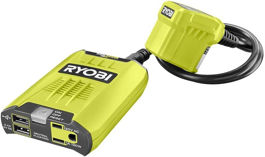 18V 120 Watt Automotive Power Source Inverter E435083
