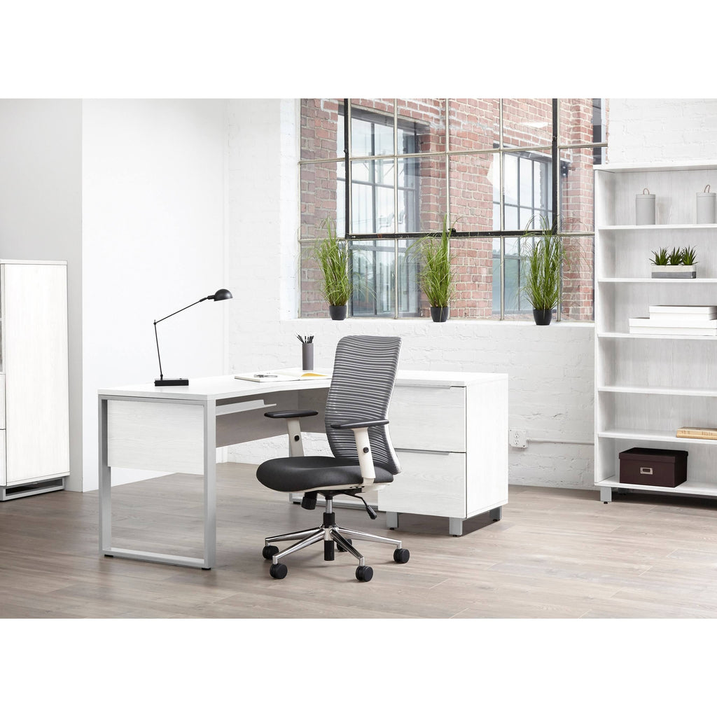 Crescent Desk 63x24/32 Inches in Espresso O340