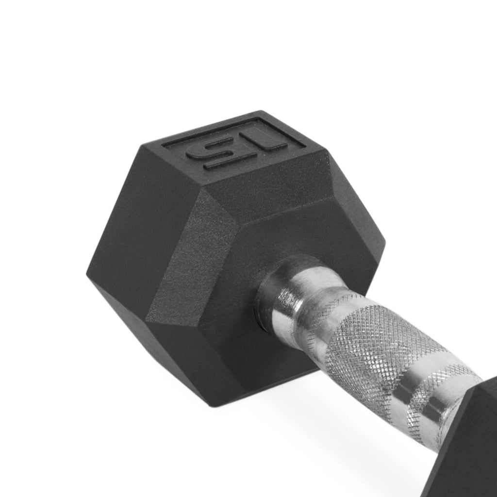 85 lbs Coated Hex Dumbbell I497622
