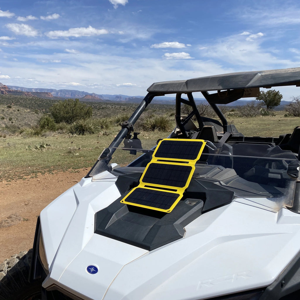 25W Portable Solar Panel Charger Kit USB-A & USB-C M6363