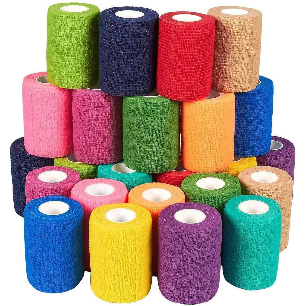 24 Rolls Self Adhesive Bandage Wrap 3 Inch x 5 Yards B605029