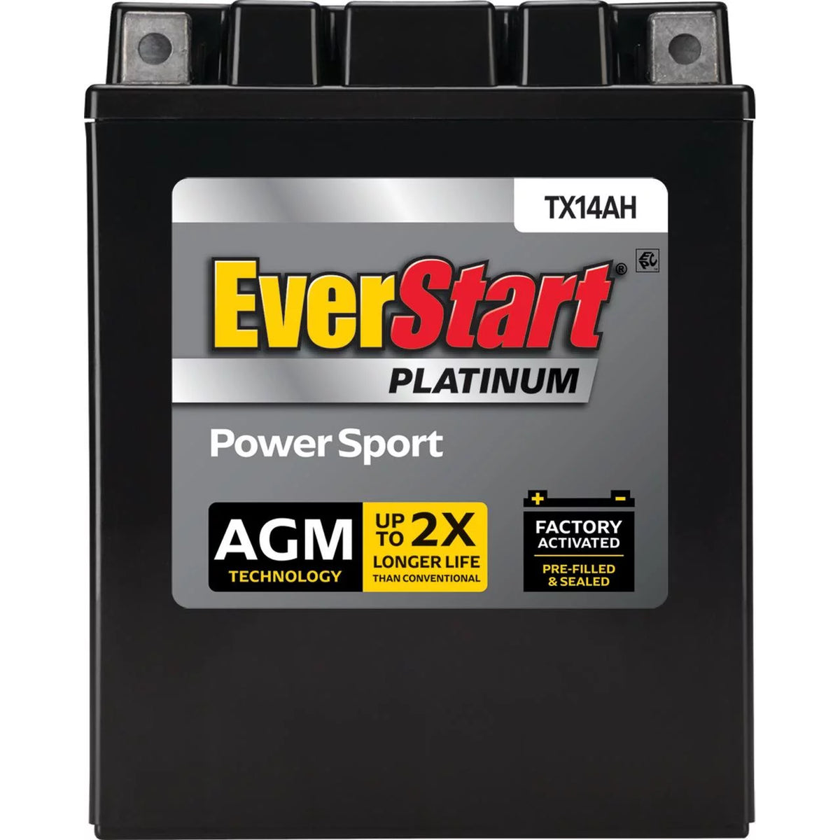 AGM PowerSport Battery Group Size TX14AH 12 Volt 220 CCA F176284