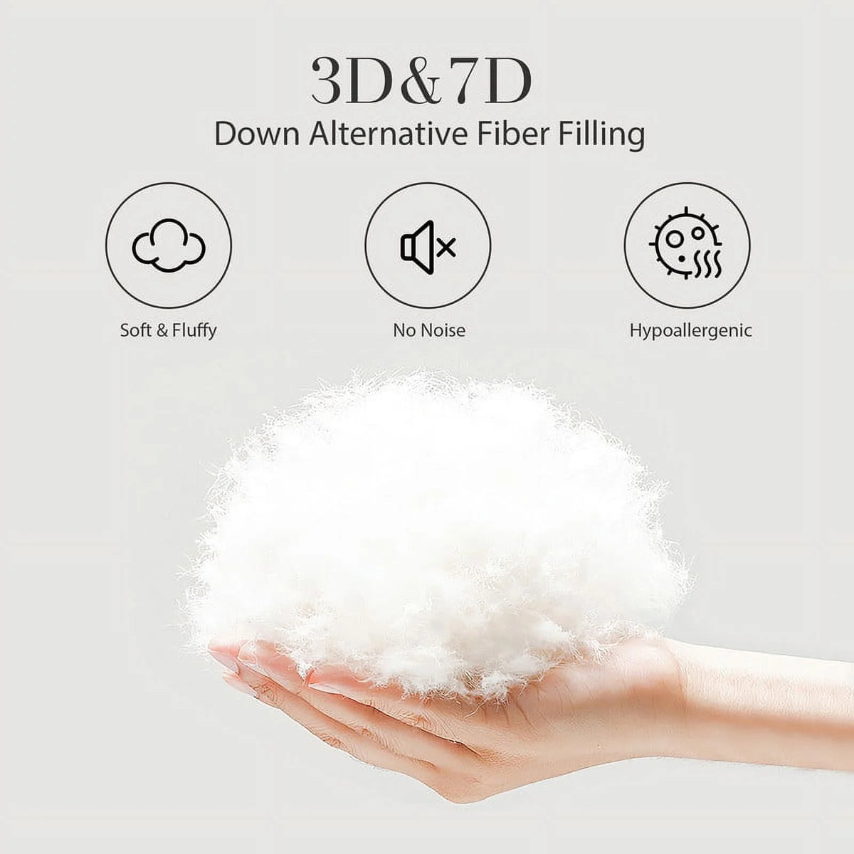 Gray Queen Down Alternative Comforter U4267