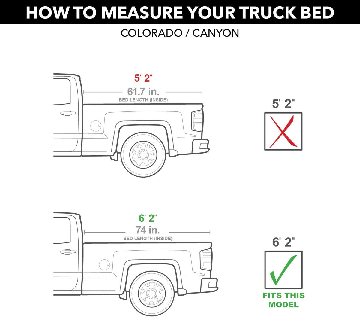 Soft Tri-Fold Truck Bed Tonneau Cover J601
