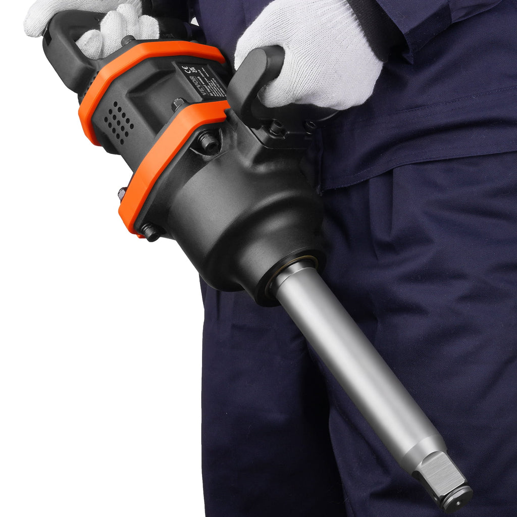 1 Inch Pneumatic Impact Wrench with 8 Inch Extended Anvil & Carrying Case I664932