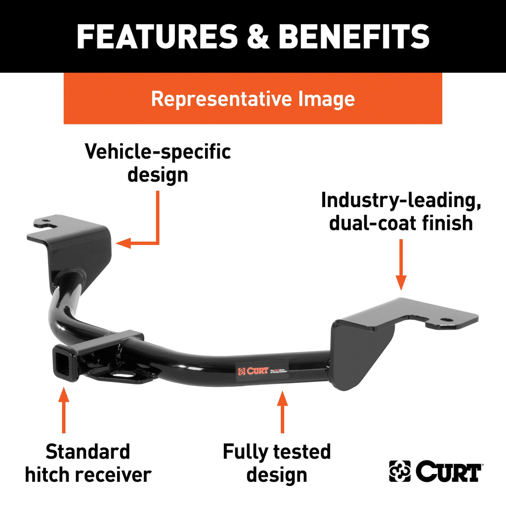 Class 1 Hitch with Ball Mount and Installation Hardware C63538