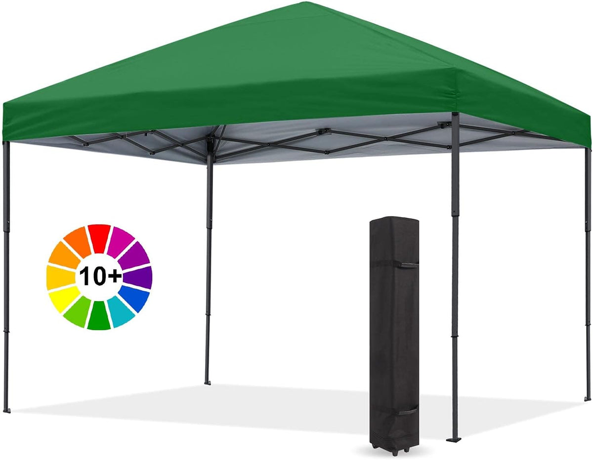 White 10x10 Pop up Canopy Tent T42342