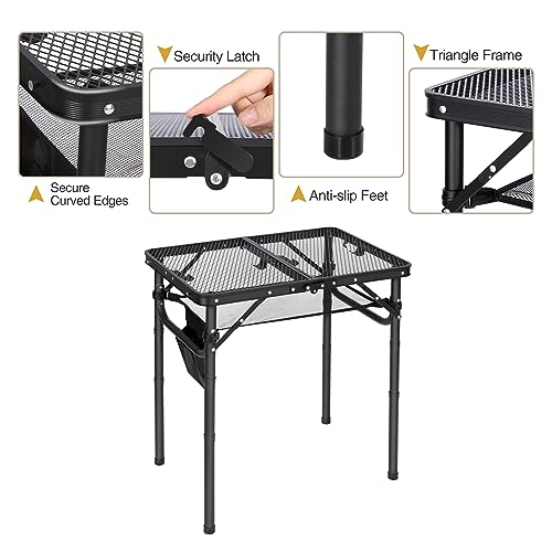 Silver 32”x32” Aluminum Folding Grill Table V3102