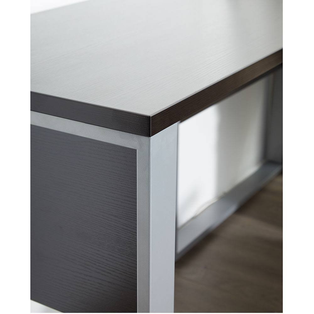 Crescent Desk 63x24/32 Inches in Espresso O340
