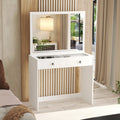 White Painted Vanity Table Desk X9576