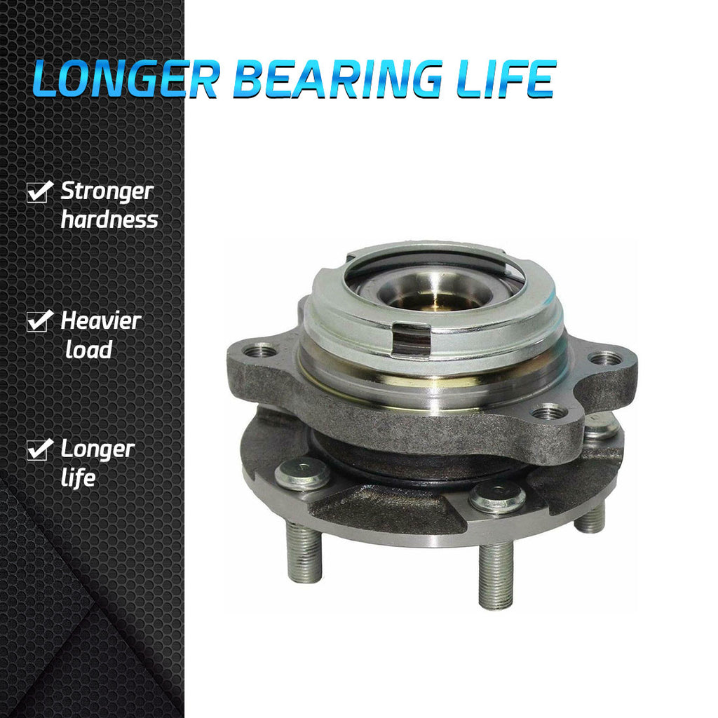 Pair Front Wheel Hub and Bearing Assembly G5550