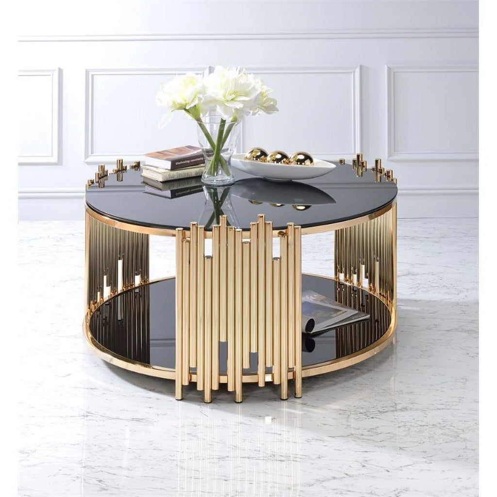 Round Glass Top Coffee Table Z9785