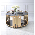 Round Glass Top Coffee Table Z9785