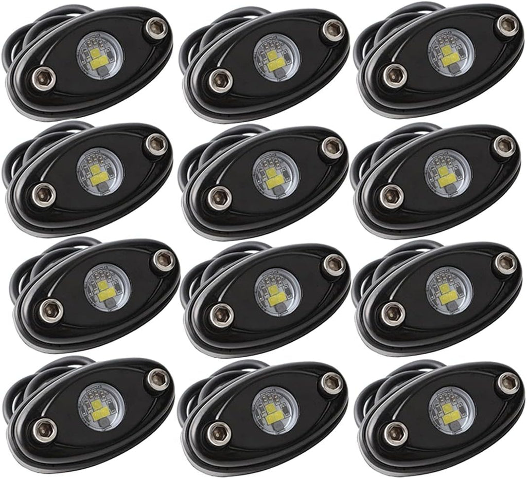 White LED Rock Lights 40PCS E525