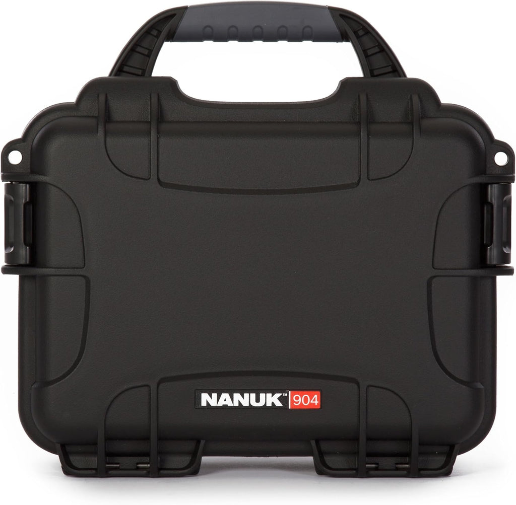 Waterproof Hard Case with Foam Insert - Black Pack of 2 Q728509