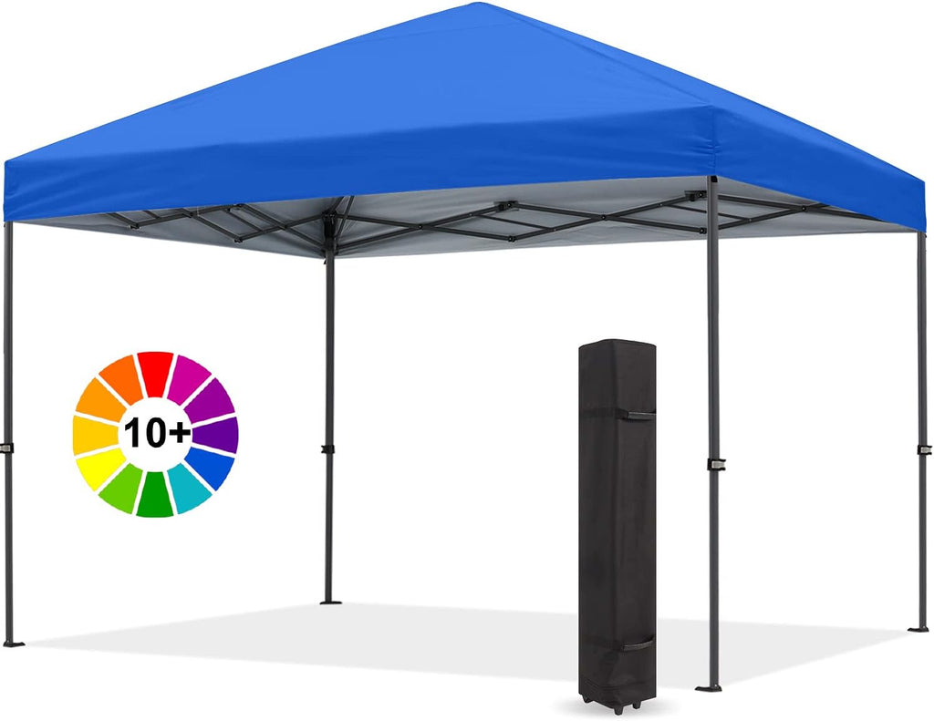 White 10x10 Pop up Canopy Tent T42342