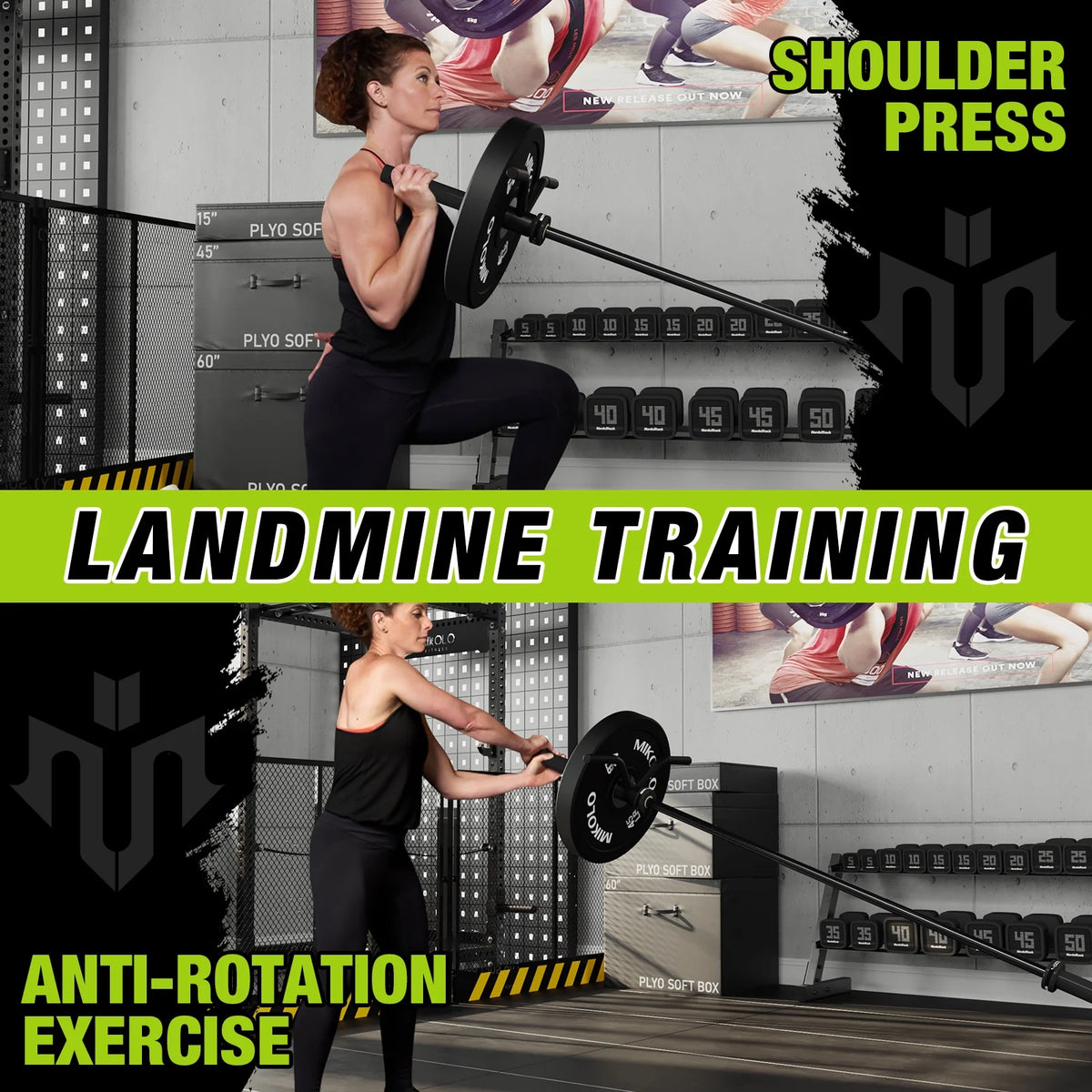 Power Rack Cage with LAT Pulldown System, 1200LBS Capacity, 13-Level Adjustable Height B7853