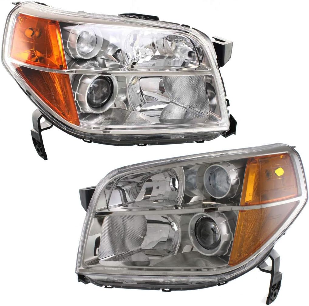 Headlight Assembly Unit Pair for Honda Pilot 2006 2007 2008 P81025