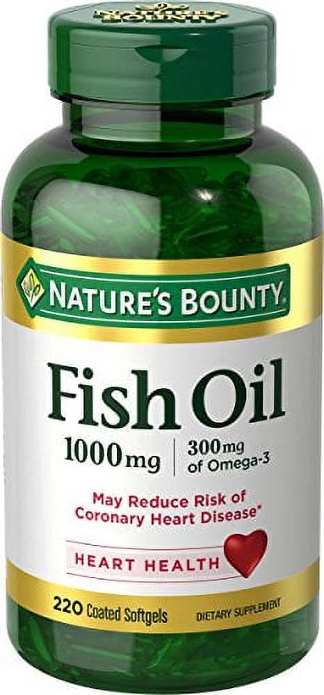 Fish Oil 1000 mg Omega-3 220 Softgels Q25222