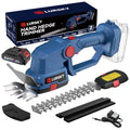 Cordless Hedge Trimmer 2-in-1 Grass Shears and Shrub Trimmer 21V Blue P173