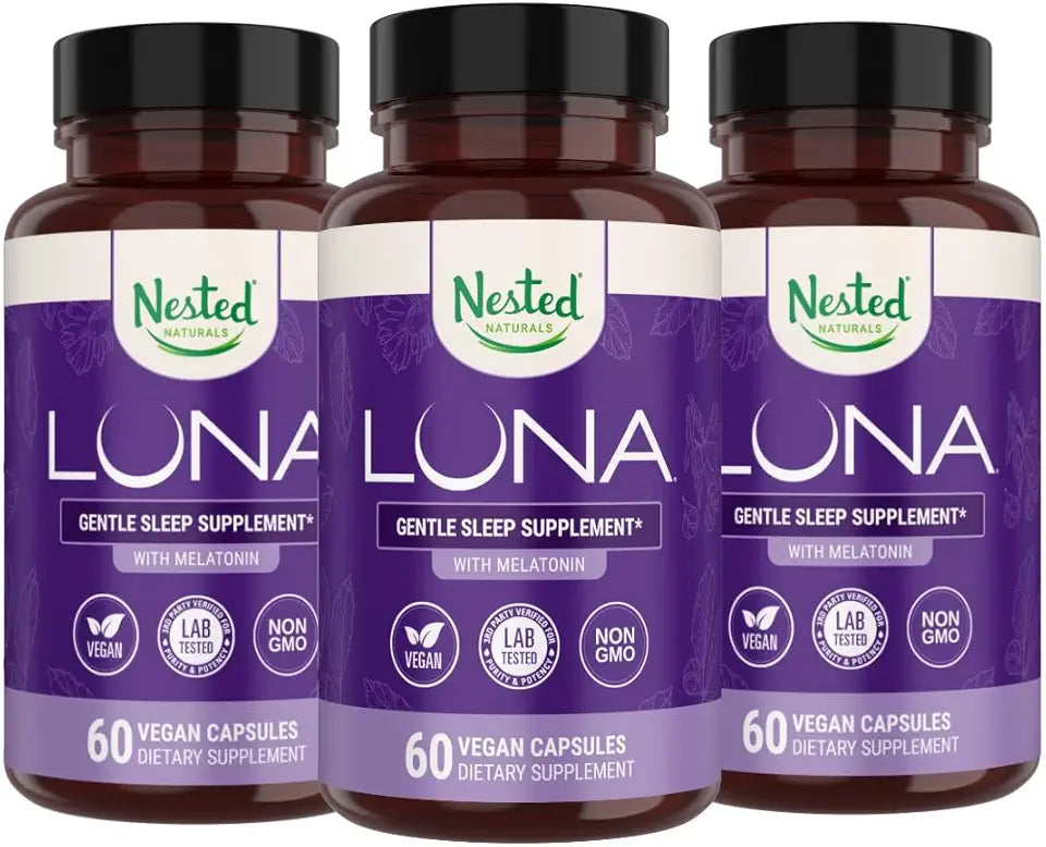 Herbal Sleep Supplement with Melatonin 180 Vegan Capsules S266401