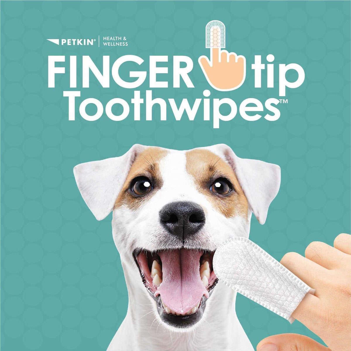 Fingertip Tooth Wipes for Dogs and Cats 50 Finger Wipes Z723750