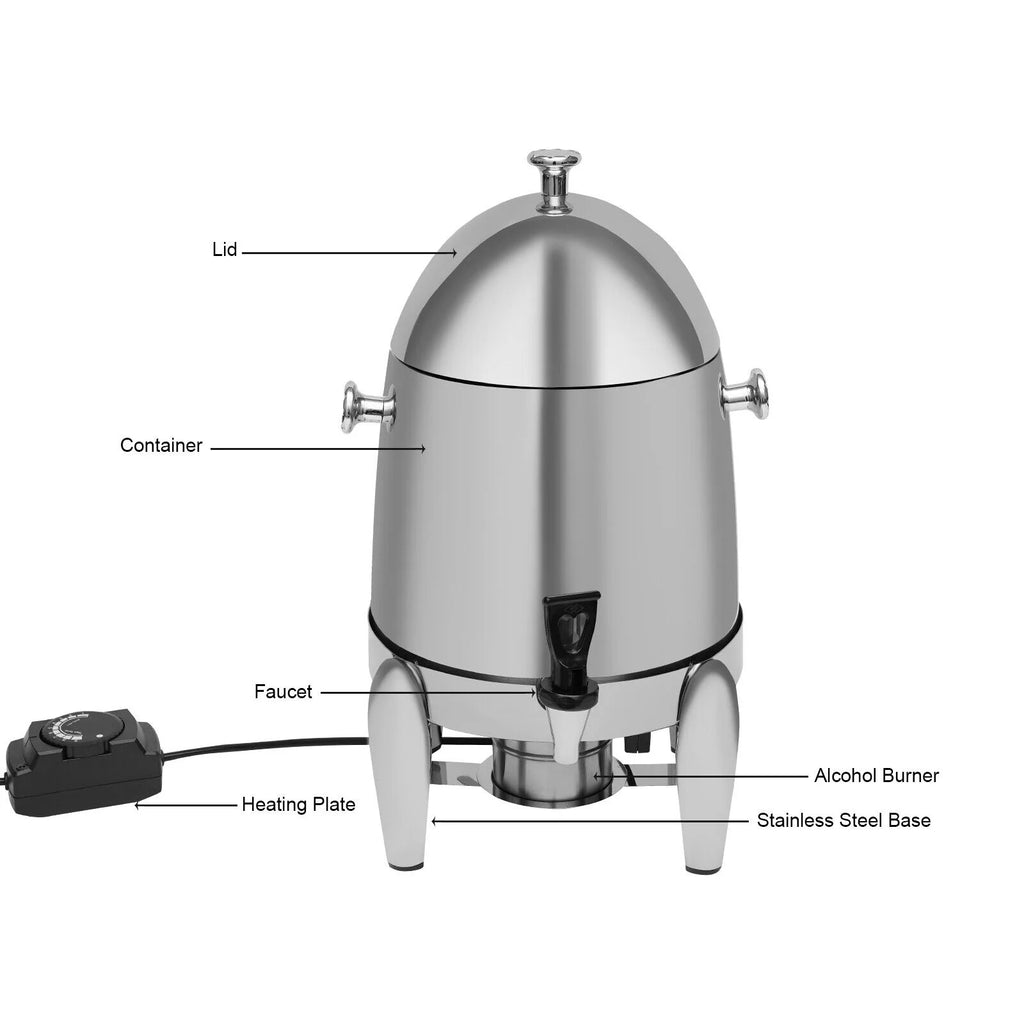 3.2 Gallon Stainless Steel Hot Chocolate Machine Electric Beverage Dispenser S425580