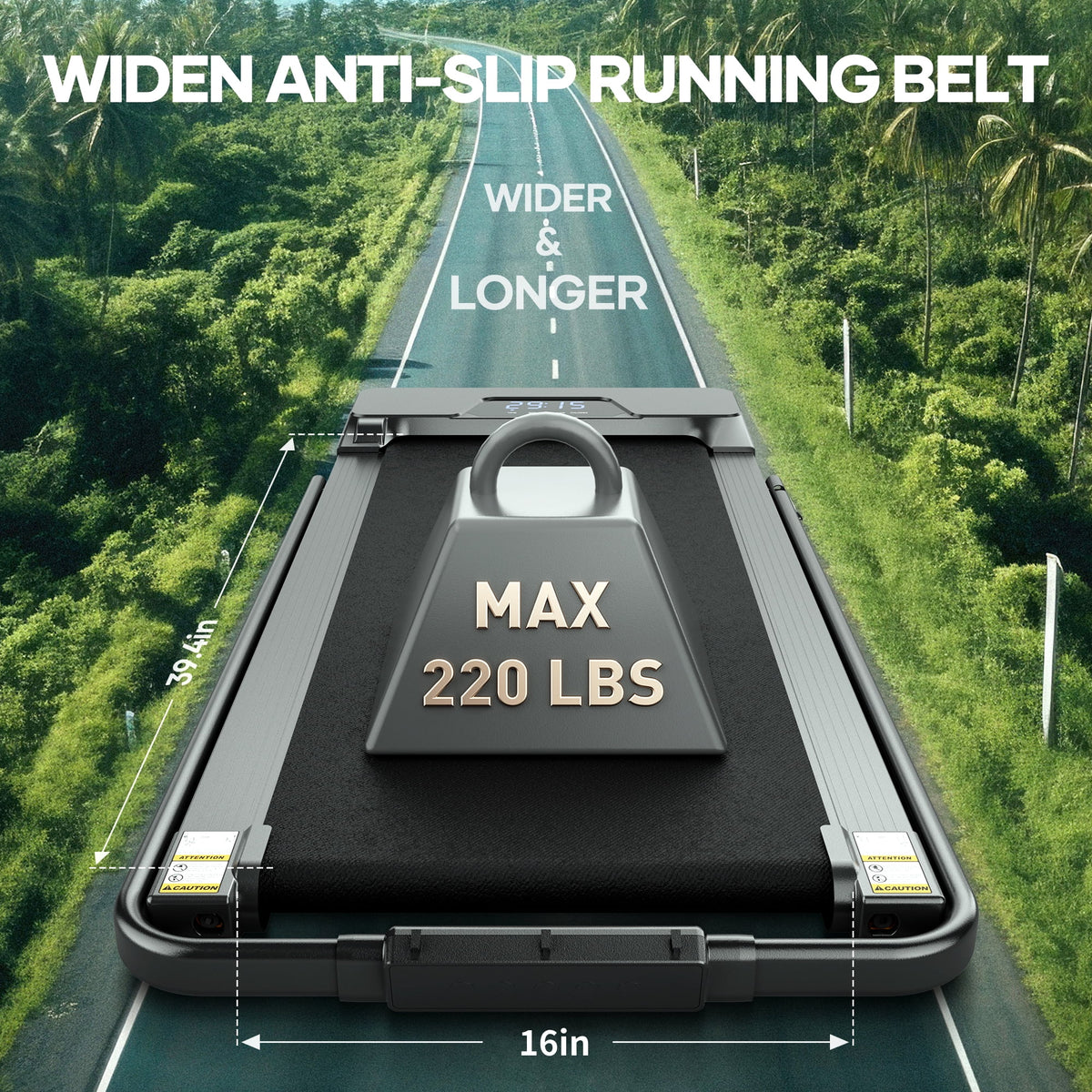2 in 1 Folding Treadmill 7.5 MPH with Remote Control L949027