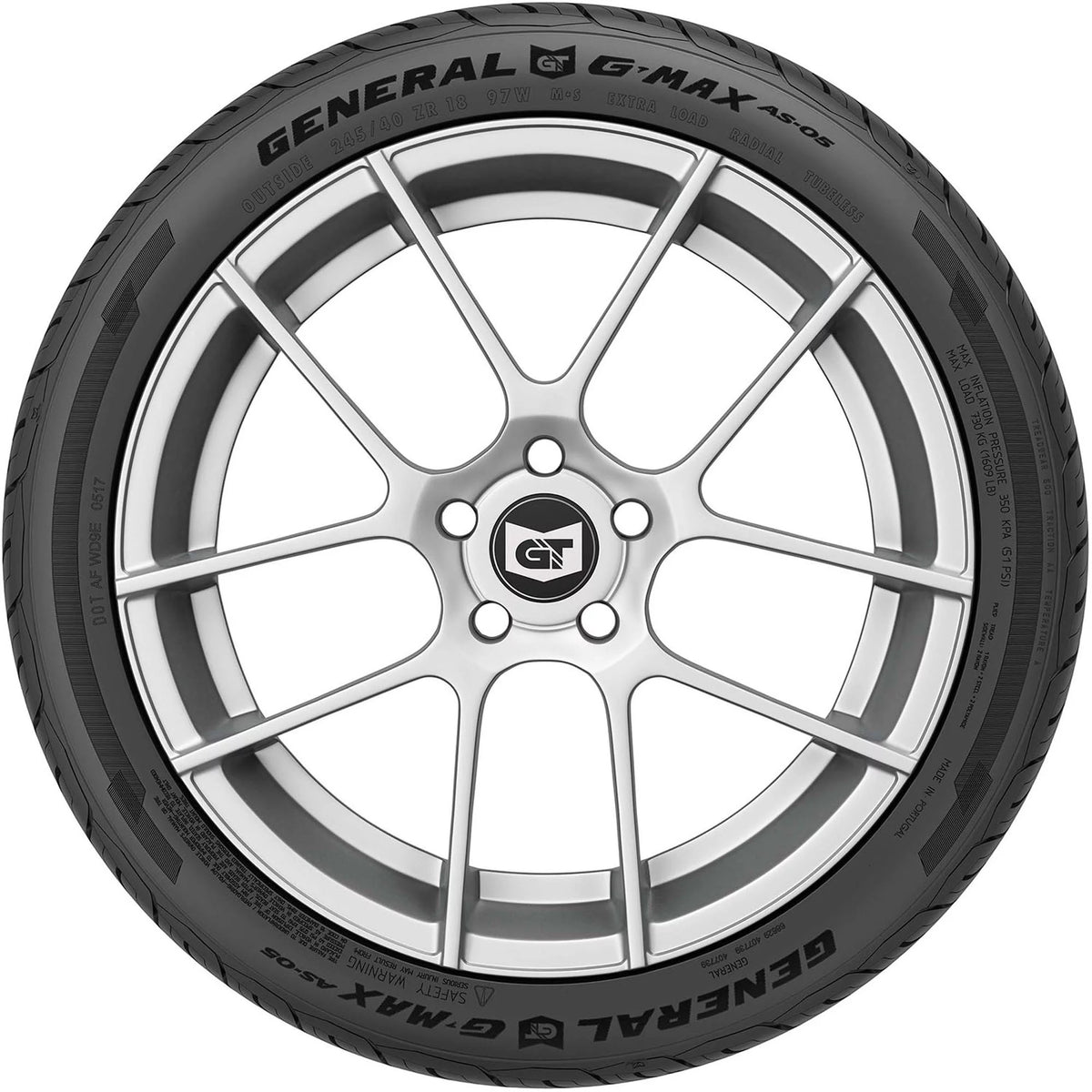 All Season 255/35ZR19 96W XL Passenger Tire M648