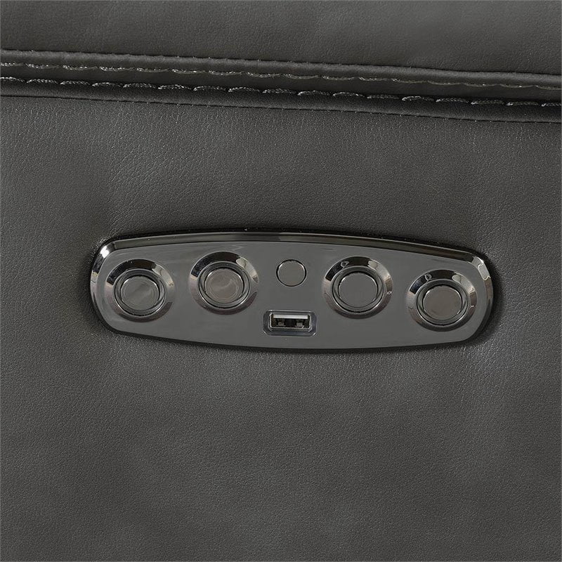 Charcoal Power Sofa/Couch O278546