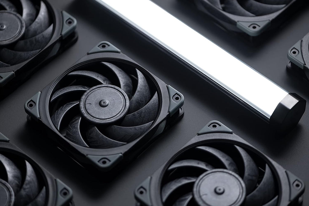 Black 120mm 4-Pin Quiet Fan M8559