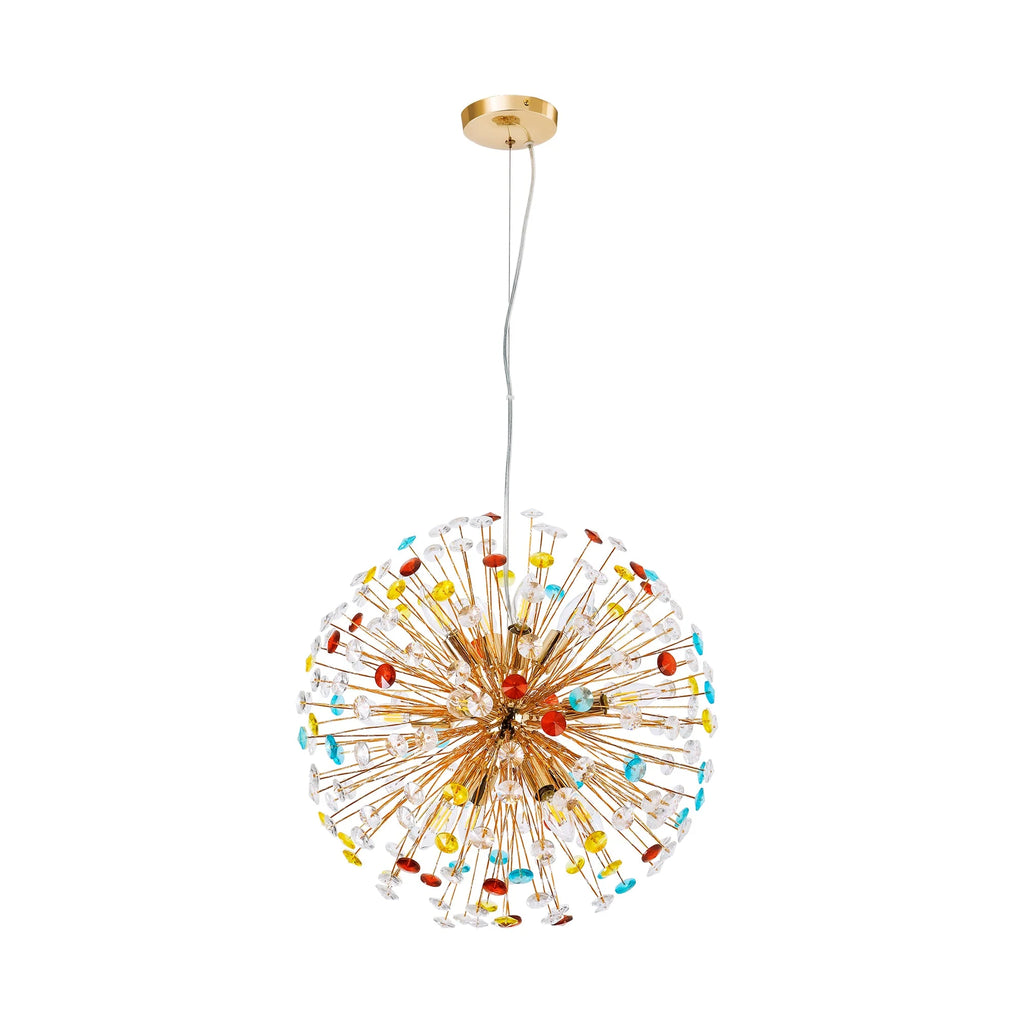 12-Light Linear Crystal Chandelier A8804
