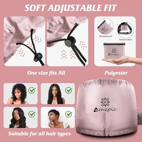 Adjustable Extra Large Pink Bonnet Hair Dryer Attachment X46640
