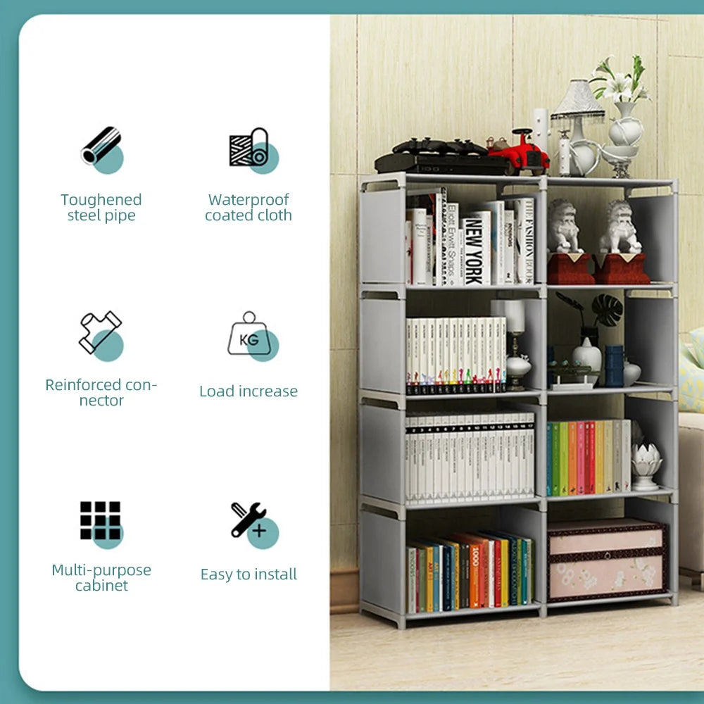 5 Tier Storage Shelf Bookcase Q89487