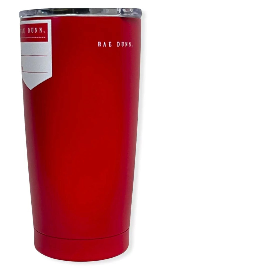 Red Insulated Stainless Steel Tumbler 17 oz O157